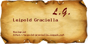 Leipold Graciella névjegykártya
